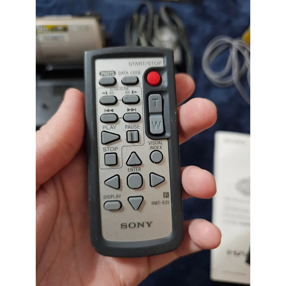 Sony Handycam HDR-SR12 120GB HD Camcorder Bundle Carl Zeiss Lens AS IS READ
